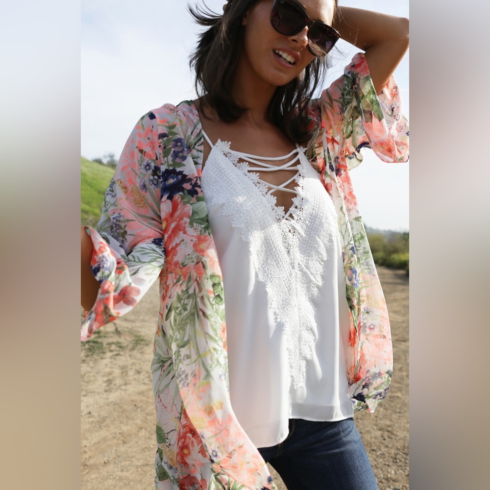 Floral Kimono